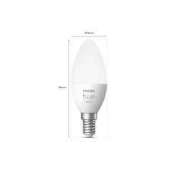 Philips Hue White - 470lm - E14 Kerte pre - 2-pak