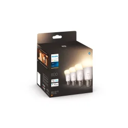 Philips Hue White - E27 - 800lm - 4-pak