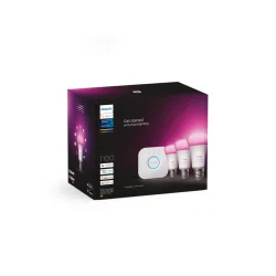 Philips Hue White And Color Ambiance - E27 - Starter Kit - Fuld Farve