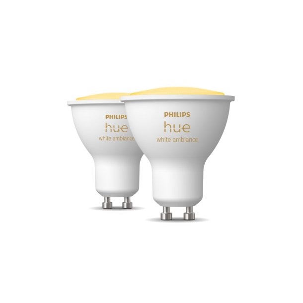 Philips Hue White Ambiance - Gu10 - 350lm - 2-Pak.