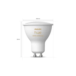Philips Hue White Ambiance - Gu10 - 350lm - 2-Pak.