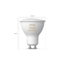 Philips Hue White Ambiance - Gu10 - 400lm - 3-Pak.