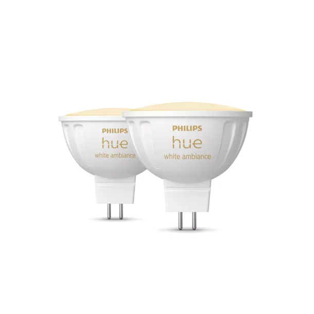 Philips Hue White Ambiance - Gu5,3 - 400lm - 2-Pak.