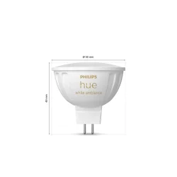 Philips Hue White Ambiance - Gu5,3 - 400lm - 2-Pak.