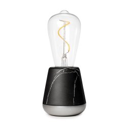 One - Bordlampe - Black Marble - humble