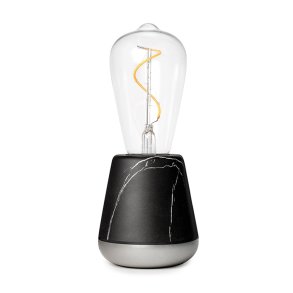 One - Bordlampe - Black Marble - humble
