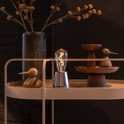 One - Bordlampe - Titanium - humble