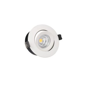 Indbygningsspot - Downlight Tilt - 3000K - Hvid - Antidark