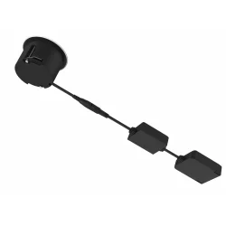 Indbygningsspot Diospot 50 - 7W - 930 - Sort