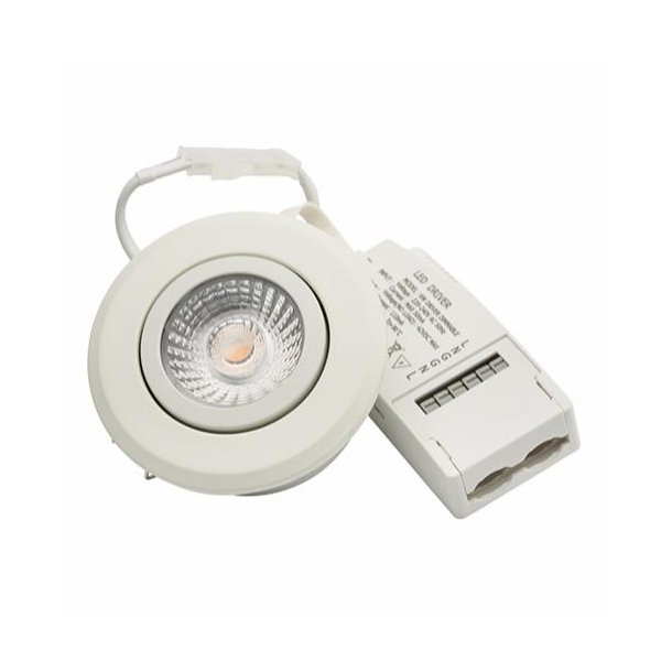 Indbygningsspot Diospot 30 SOFT - 6W - 921-927 - Hvid - GN