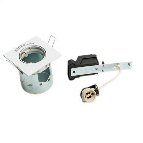 Indbygningsspot Diolux Firkantet Hvid