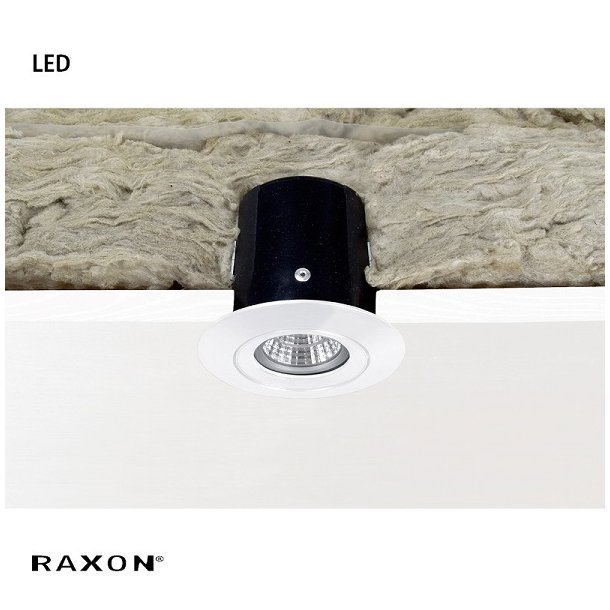 LD600 Indbygningsspot - Hvid - Raxon
