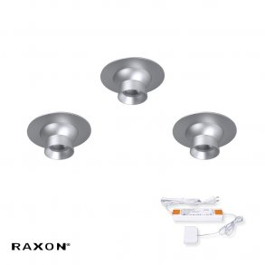 Indbygningsspot TLD 12 - 3 PAK - Alu - Raxon