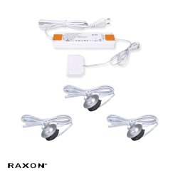 Indbygningsspot TLD 12 - 3 PAK - Alu - Raxon