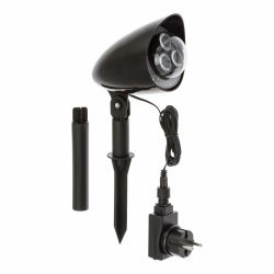 Julelys LED - Projekt�r - Hvide Stjerner - 5x5 Meter - GN