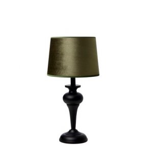 Silke Bordlampe Lille - Kakigrn Velour Skrm - Nielsen Light 