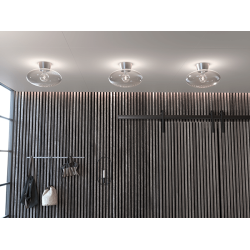 Bullo XL Plafond - Alu/Klarglas - Belid