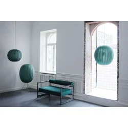 Knit-Wit - 60 Round - Tweed Green - Made By Hand