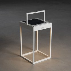 Lanterne - Portofino - USB - Solar - Hvid - Konstsmide