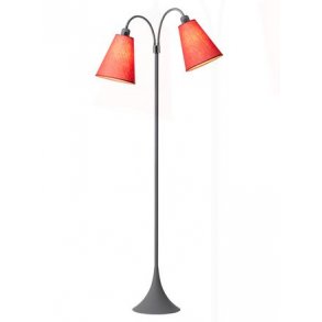 Fodgnger Gulvlampe - Soft Gr/Koral - Nielsen Light