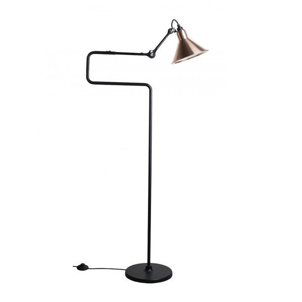 Lampe Gras - Gulvlampe - 411-C - Kobber/Hvid - DCW ditions Paris