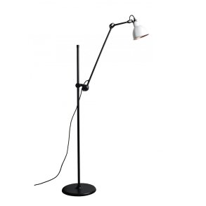 Lampe Gras - Gulvlampe - 215-R - Hvid/kobber - DCW ditions Paris