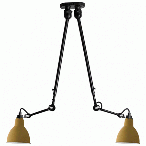 Lampe Gras - Loftslampe - 302-R - Dobbelt - Gul - DCW ditions Paris