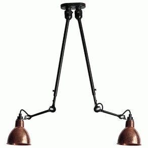 Lampe Gras - Loftslampe - 302-R - Dobbelt - Kobber - DCW ditions Paris