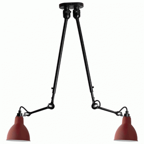 Lampe Gras - Loftslampe - 302-R - Dobbelt - Rd - DCW ditions Paris