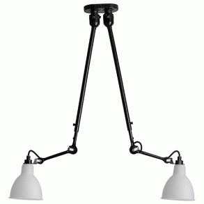 Lampe Gras - Loftslampe - 302-R - Dobbelt - Polykarbonat - DCW ditions Paris