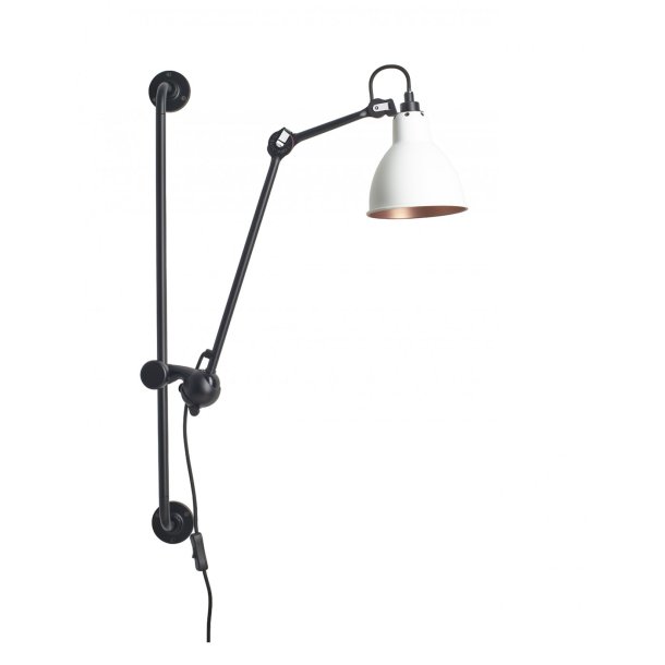 Lampe Gras - Vglampe - 210-R - Hvid/Kobber - DCW ditions Paris