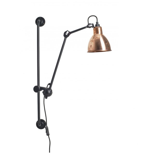 Lampe Gras - Vglampe - 210-R - R Kobber/Hvid - DCW ditions Paris