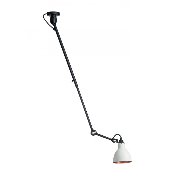 Lampe Gras - Loftslampe - 302-R - Sort/Hvid Kobber - DCW ditions Paris