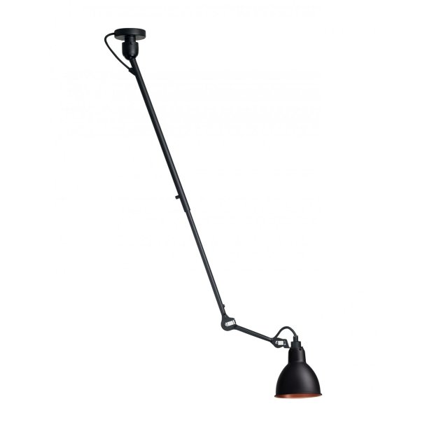 Lampe Gras - Loftslampe - 302-R - Sort/Kobber - DCW ditions Paris