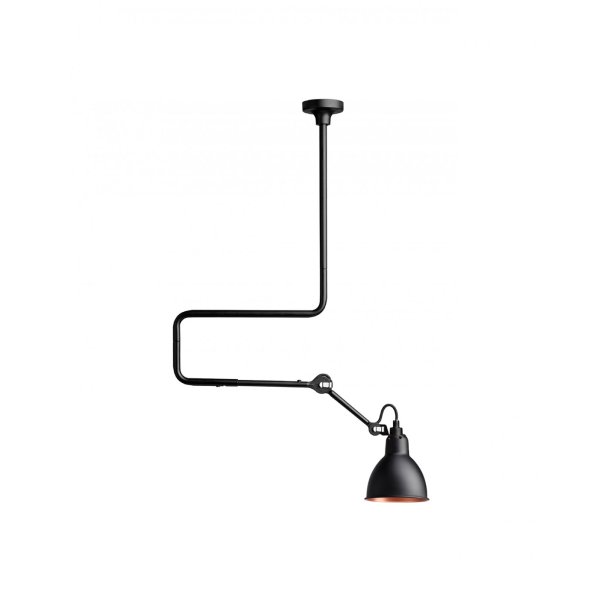 Lampe Gras - Loftslampe - 312-R - Sort/Kobber - DCW ditions Paris