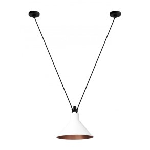 Lampe Gras 323-C - Hvid/Kobber - Pendel - DCW ditions Paris