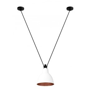 Lampe Gras 323-R - Hvid/Kobber - Pendel - DCW ditions Paris