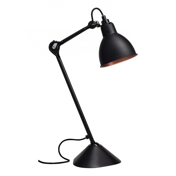 Lampe Gras - Bordlampe - 205-R - Sort/Kobber - DCW ditions Paris