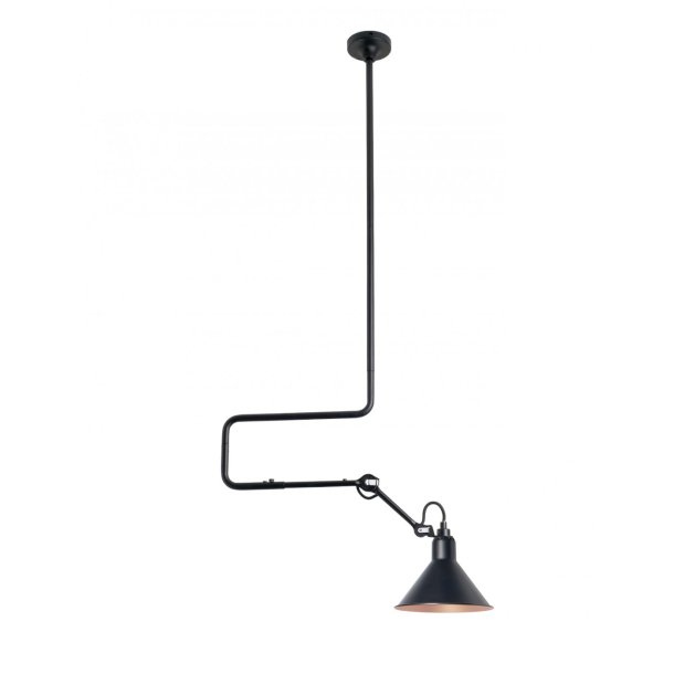 Lampe Gras - Loftslampe - 312-C - Sort/Kobber - DCW ditions Paris