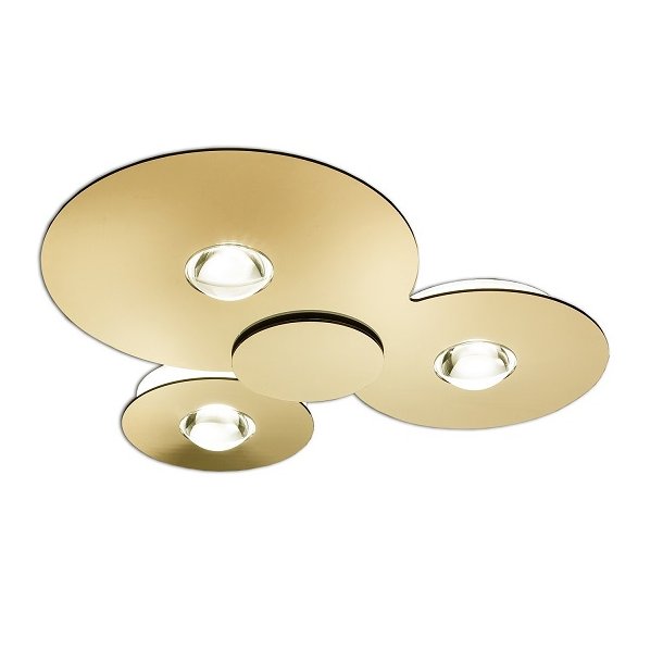Bugia PL3 loftslampe - Guld - Lodes