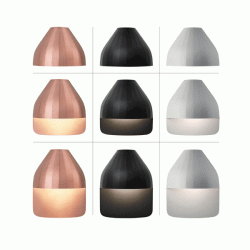 Facet Navneplade - Medium Kobber - Le Klint - UDSTILLINGSMODEL