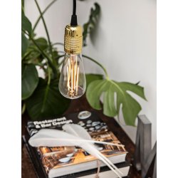 LED-4 Drop Klar Edison - Dmpbar - Danlamp