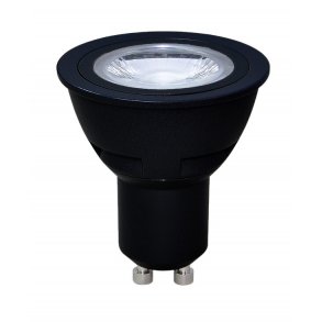 LED pre Diolux - R4d-2 - 5W - Gu10 - Dmpbar - Sort - 3000K - 322lm
