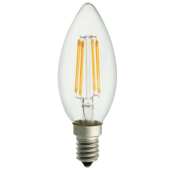 Uni Ledison - Kertepre - LED - 2700K - Klar - E14 - 4w - Unison