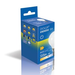 LED Kronepre Diolux - 6W - 720lm - E14 - 3000K - GN