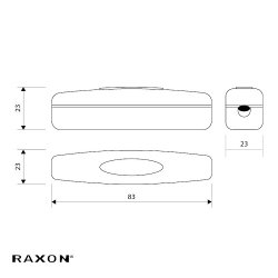 LED Lysdmper AllDim - Hvid - Raxon