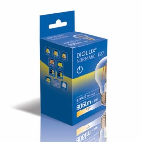 LED p�re - Klar - Diolux - 6,5W - 2700K