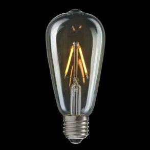 LED pre - Klassisk - Klar - E27 - 0,8w (70lm) - 2200K - Unison