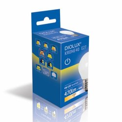 LED Kronepre Diolux 4W - E27 - 2700K - Opal - GN