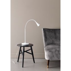 Ledro Bordlampe - Hvid - Belid